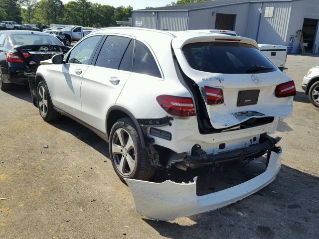 WDC0G4JB6GF108479 - 2016 MERCEDES-BENZ GLC 300 WHITE photo 3