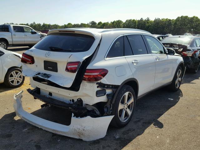 WDC0G4JB6GF108479 - 2016 MERCEDES-BENZ GLC 300 WHITE photo 4