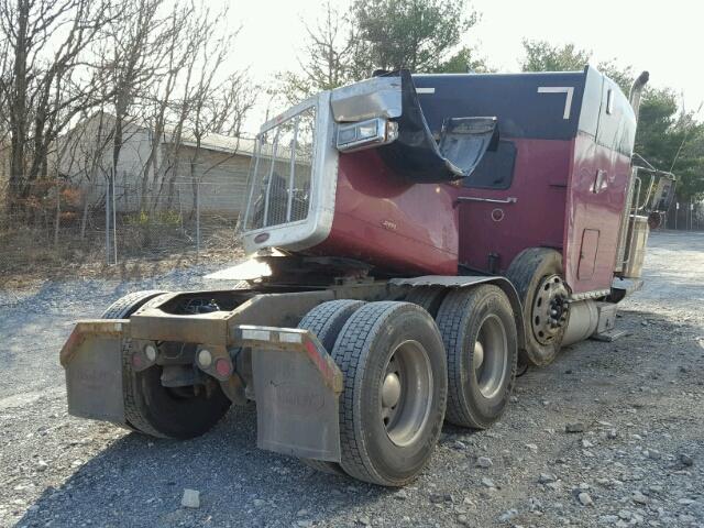 1XP5DB9X36N883141 - 2006 PETERBILT 379 MAROON photo 4