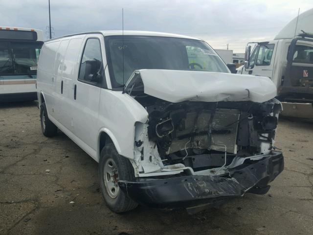 1GTZ7UCG2F1237966 - 2015 GMC SAVANA G35 WHITE photo 1