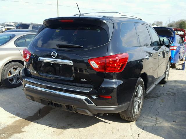 5N1DR2MN5HC634211 - 2017 NISSAN PATHFINDER BLACK photo 4