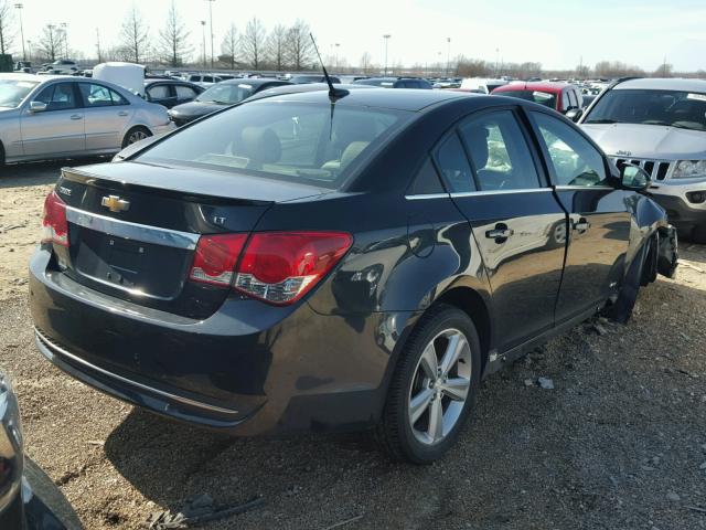 1G1PG5SCXC7191459 - 2012 CHEVROLET CRUZE LT BLACK photo 4