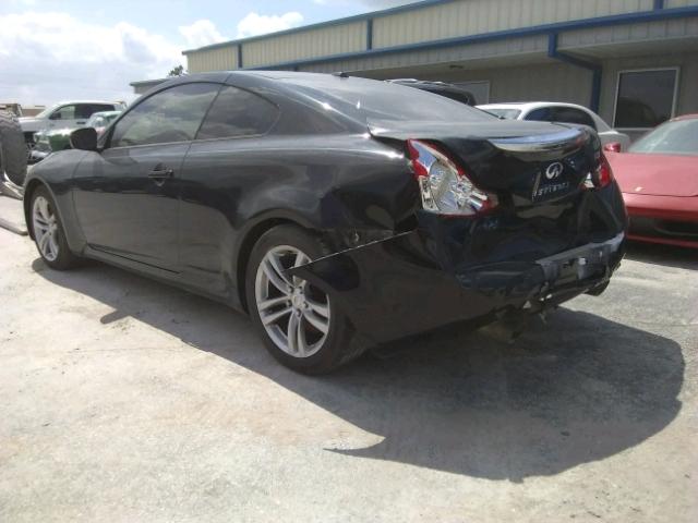 JNKCV64E38M124001 - 2008 INFINITI G37 BASE BLACK photo 3