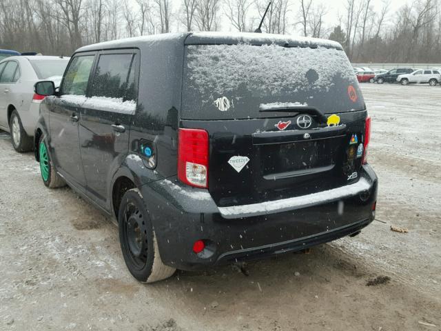 JTLZE4FE7EJ055540 - 2014 TOYOTA SCION XB შავი ფოტო 3