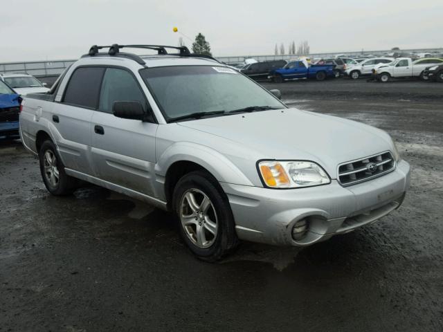 4S4BT62C666106240 - 2006 SUBARU BAJA SPORT SILVER photo 1