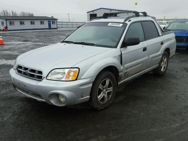 4S4BT62C666106240 - 2006 SUBARU BAJA SPORT SILVER photo 2