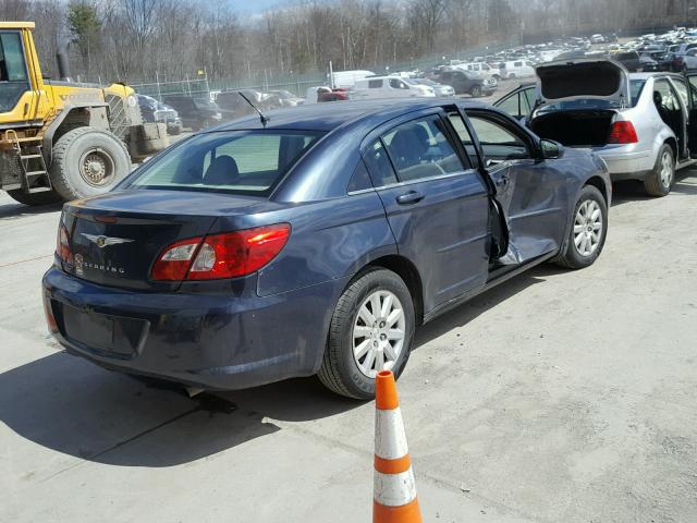 1C3LC46K57N550669 - 2007 CHRYSLER SEBRING BLUE photo 4