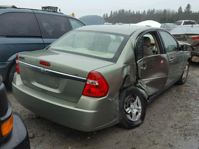1G1ZS51F76F201412 - 2006 CHEVROLET MALIBU LS 绿色 照片 4