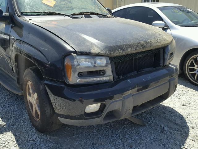 1GNDS13S142282732 - 2004 CHEVROLET TRAILBLAZE BLACK photo 9