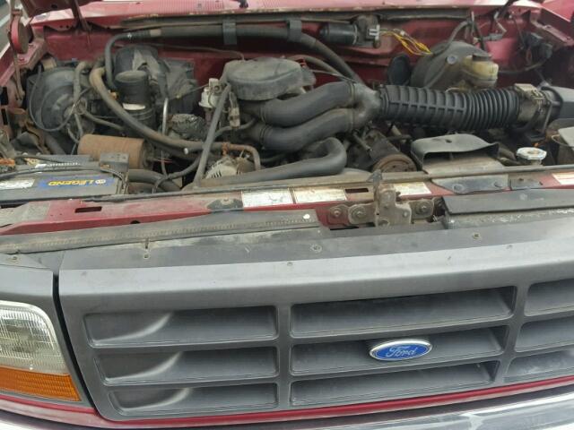 1FTEF25N9RNA72724 - 1994 FORD F250 RED photo 7