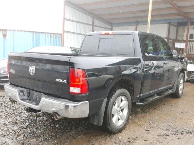 1C6RR7LT6ES319563 - 2014 RAM 1500 SLT BLACK photo 4