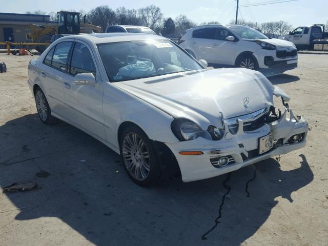 WDBUF87X67B122120 - 2007 MERCEDES-BENZ E 350 4MAT WHITE photo 1