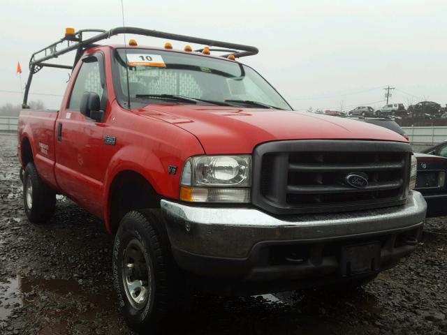 1FTSF31L32EC39145 - 2002 FORD F350 SRW S RED photo 1