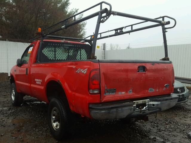 1FTSF31L32EC39145 - 2002 FORD F350 SRW S RED photo 3