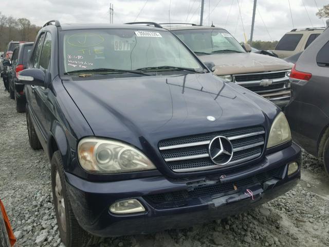 4JGAB75E03A392046 - 2003 MERCEDES-BENZ ML 500 BLUE photo 1