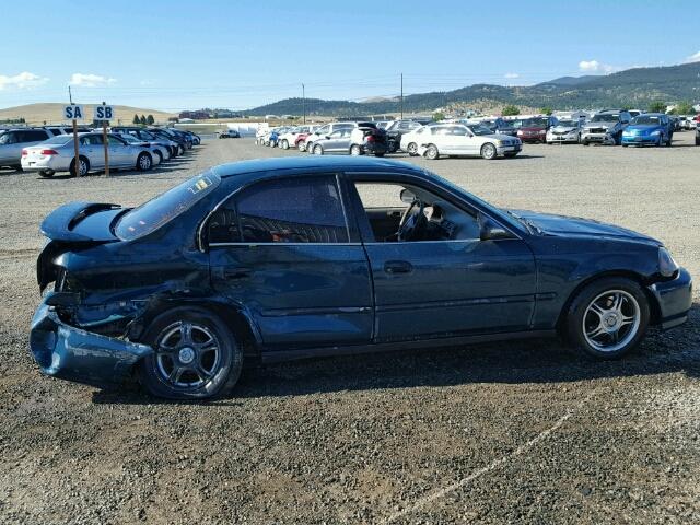 2HGEJ6579WH618662 - 1998 HONDA CIVIC LX BLUE photo 10