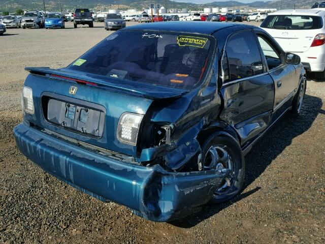 2HGEJ6579WH618662 - 1998 HONDA CIVIC LX BLUE photo 4