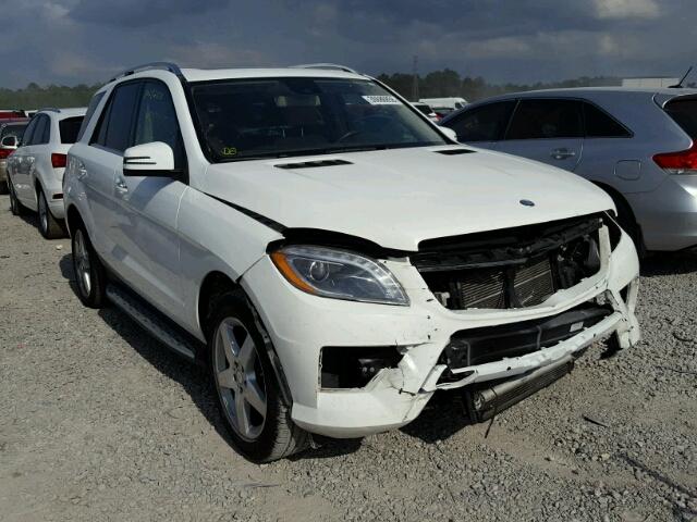 4JGDA5JB6EA326491 - 2014 MERCEDES-BENZ ML 350 WHITE photo 1