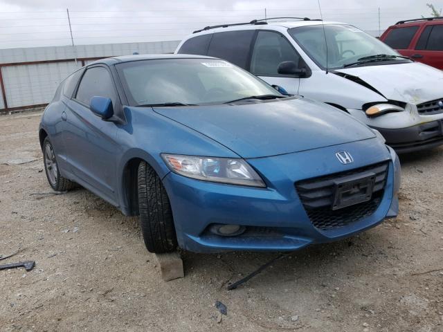 JHMZF1D68BS004071 - 2011 HONDA CR-Z EX BLUE photo 1