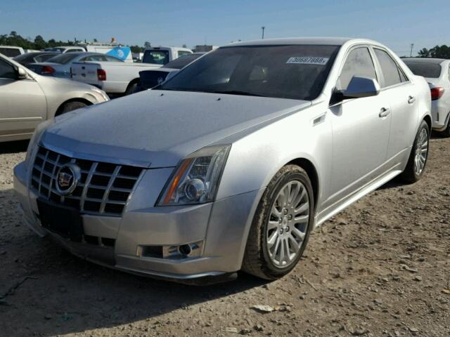 1G6DJ5E3XD0100436 - 2013 CADILLAC CTS PERFOR SILVER photo 2