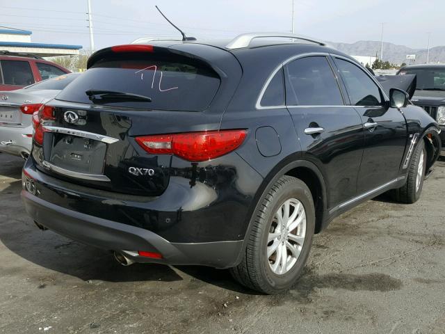 JN8CS1MW6FM482992 - 2015 INFINITI QX70 BLACK photo 4