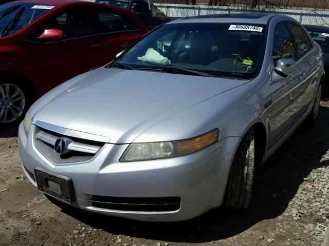 19UUA66214A023248 - 2004 ACURA TL SILVER photo 2