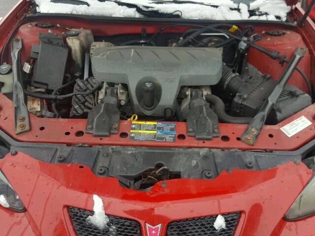2G2WP552381135457 - 2008 PONTIAC GRAND PRIX RED photo 7