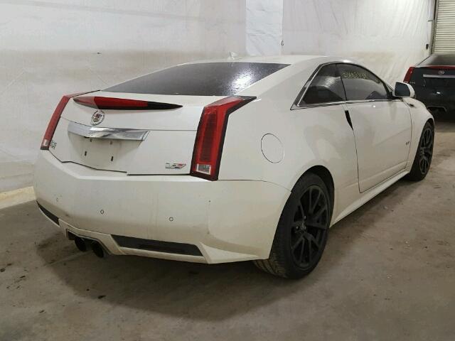 1G6DV1EP5D0158714 - 2013 CADILLAC CTS-V WHITE photo 4