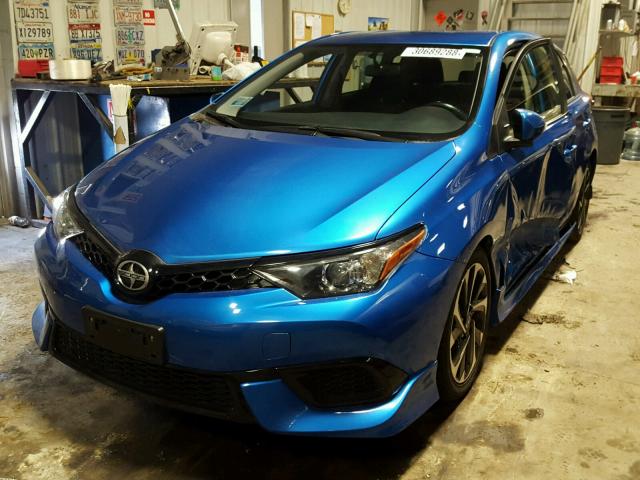 JTNKARJE5GJ519324 - 2016 TOYOTA SCION IM BLUE photo 2