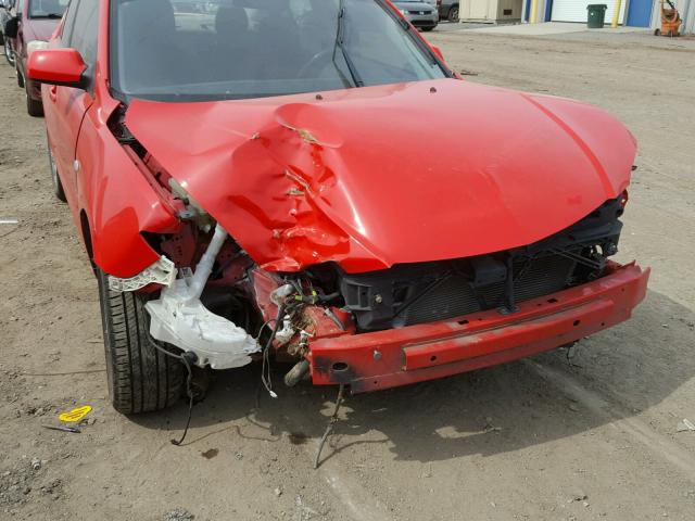 JM1BK32F371670023 - 2007 MAZDA 3 I RED photo 9