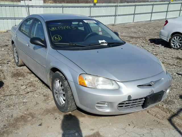 1C3EL46R42N134983 - 2002 CHRYSLER SEBRING LX SILVER photo 1