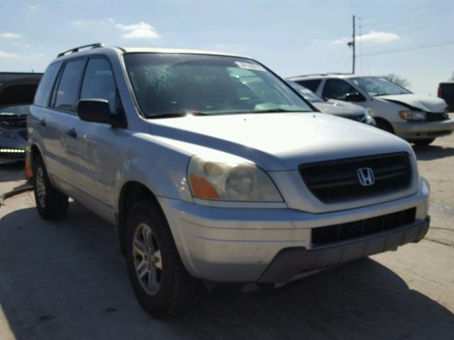 2HKYF18603H502157 - 2003 HONDA PILOT EXL SILVER photo 1