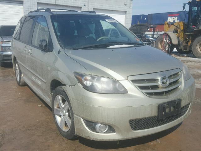 JM3LW28J140511802 - 2004 MAZDA MPV WAGON YELLOW photo 1