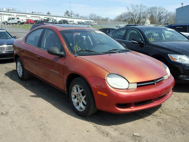 1B3ES46C51D235496 - 2001 DODGE NEON SE ORANGE photo 1