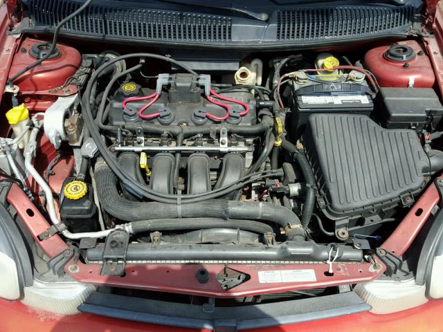 1B3ES46C51D235496 - 2001 DODGE NEON SE ORANGE photo 7