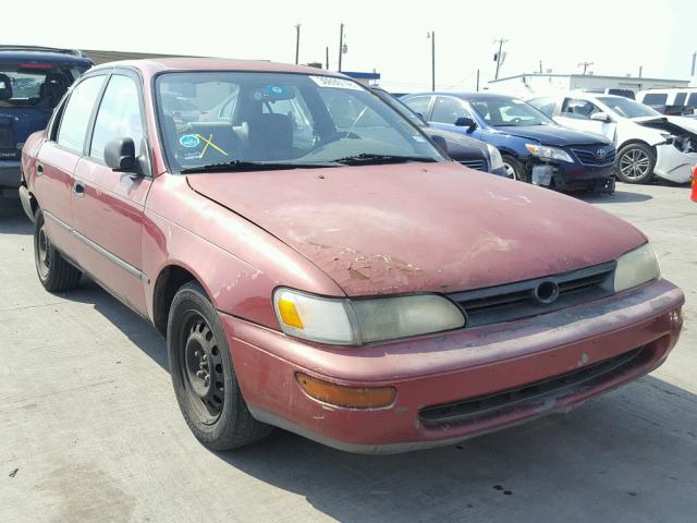 1NXAE09B7SZ321194 - 1995 TOYOTA COROLLA LE BURGUNDY photo 1