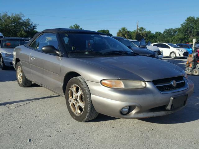 3C3EL55H5WT212398 - 1998 CHRYSLER SEBRING JX SILVER photo 1