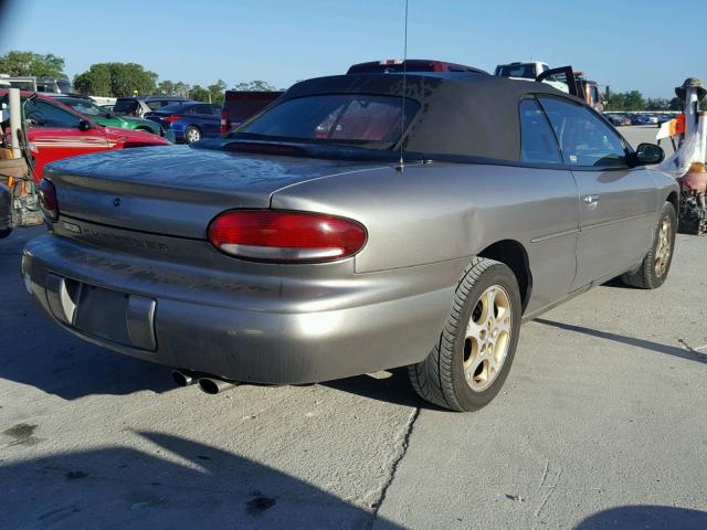 3C3EL55H5WT212398 - 1998 CHRYSLER SEBRING JX SILVER photo 4