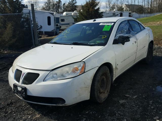 1G2ZF57B684295964 - 2008 PONTIAC G6 VALUE L WHITE photo 2