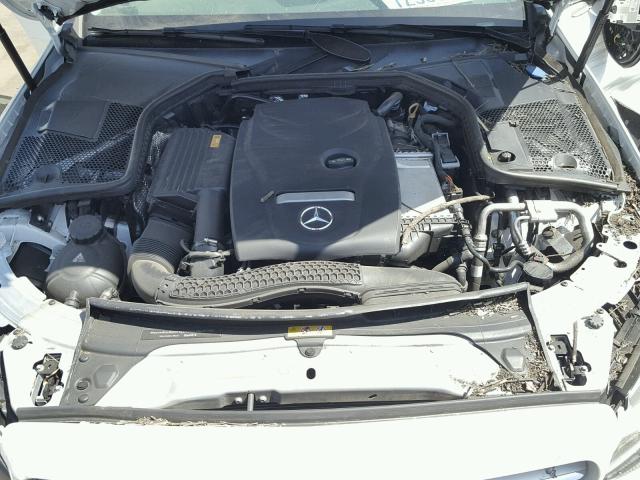 55SWF4JB1HU228374 - 2017 MERCEDES-BENZ C 300 WHITE photo 7