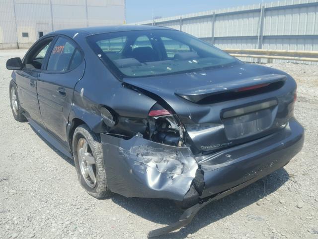 2G2WS522441338306 - 2004 PONTIAC GRAND PRIX GRAY photo 3