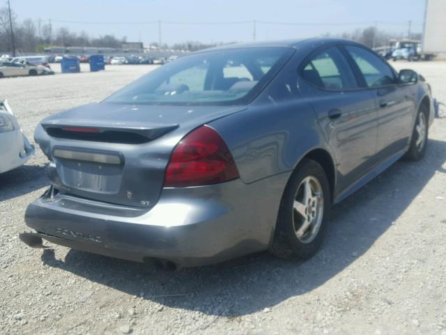 2G2WS522441338306 - 2004 PONTIAC GRAND PRIX GRAY photo 4