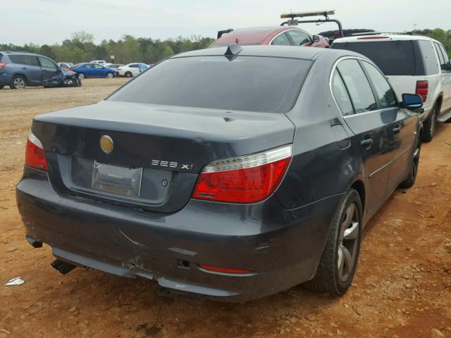 WBANV13548CZ53256 - 2008 BMW 528 XI GRAY photo 4