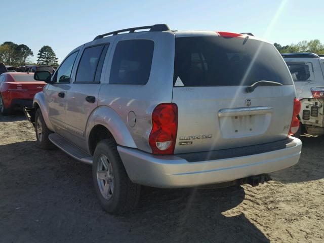 1D4HD58D54F175989 - 2004 DODGE DURANGO LI SILVER photo 3