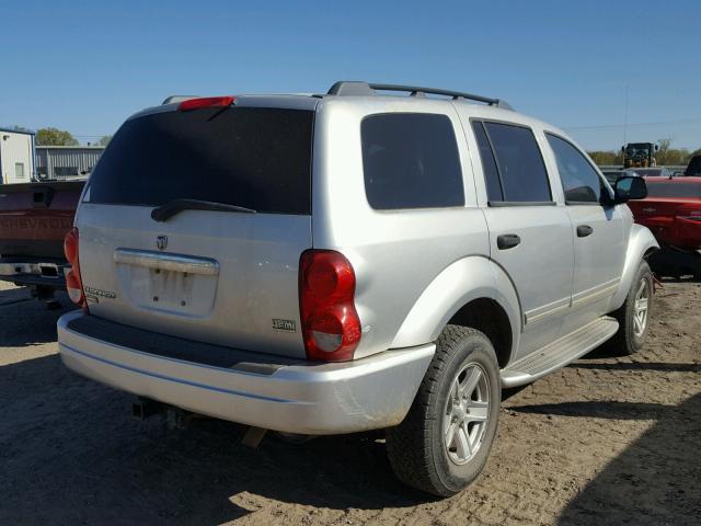 1D4HD58D54F175989 - 2004 DODGE DURANGO LI SILVER photo 4