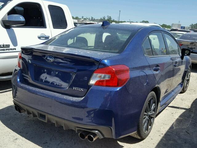 JF1VA1B67G9802339 - 2016 SUBARU WRX BLUE photo 4