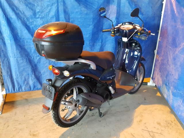 ZD4VAC0009S000834 - 2009 APRILIA SCARABEO 1 蓝色 照片 4