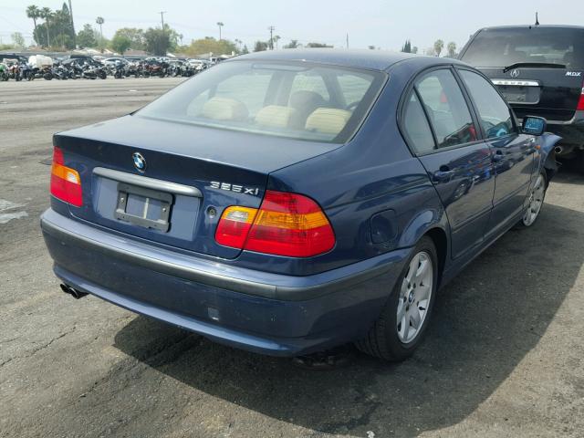 WBAEU33453PF60196 - 2003 BMW 325 XI BLUE photo 4