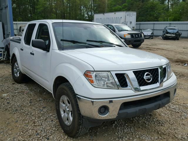 1N6AD0ER0BC403393 - 2011 NISSAN FRONTIER S WHITE photo 1