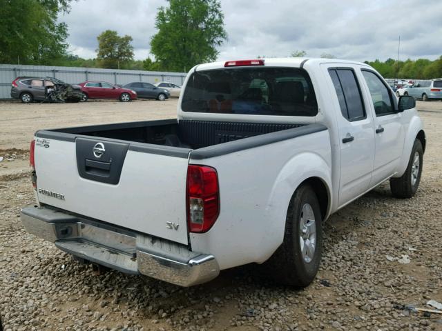 1N6AD0ER0BC403393 - 2011 NISSAN FRONTIER S WHITE photo 4